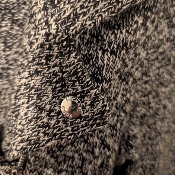 Michael Kors Women's Black and Gray Jacket - Picture 3 of 5